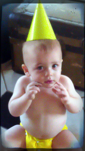 We celebrated our son's first birthday!