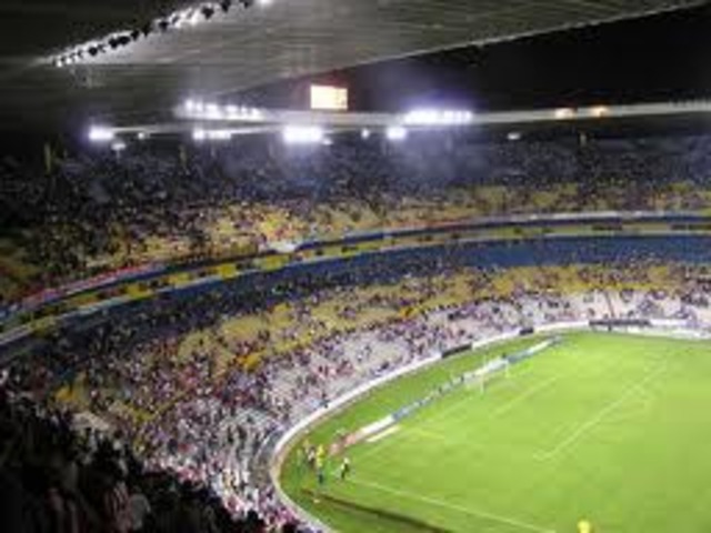 fui a un partido de futbol profesional