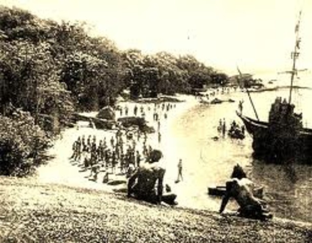 Nuno Tristão penetra no Golfo de Arguim.