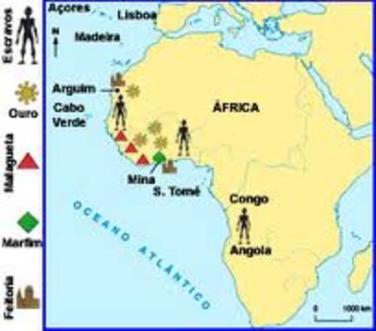 Descoberta das primeiras ilhas do arquipélago de Cabo Verde pelo navegador Luís Cadamosto, um veneziano ao serviço do Infante.