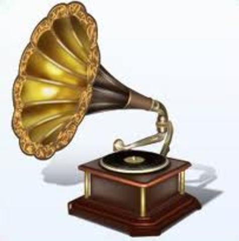 Gramophone was invented