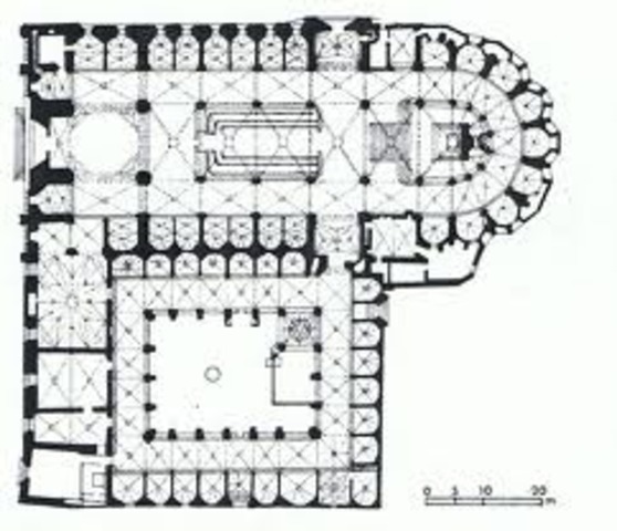 contrucció de l'estructura de la catedral