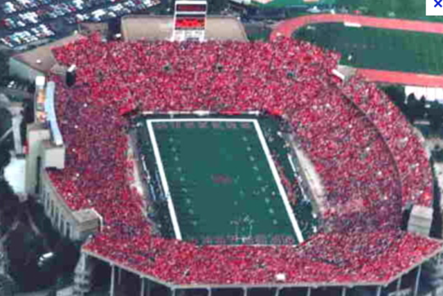 Attended my first Husker football game