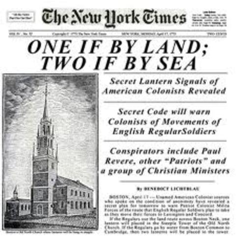 The British take New York