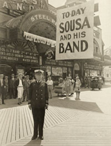 Began touring with the Sousa Band
