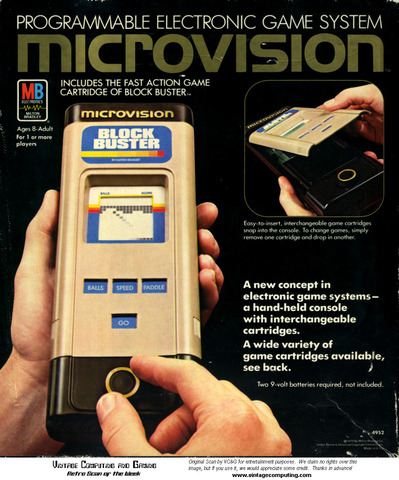 Milton Bradley Microvision