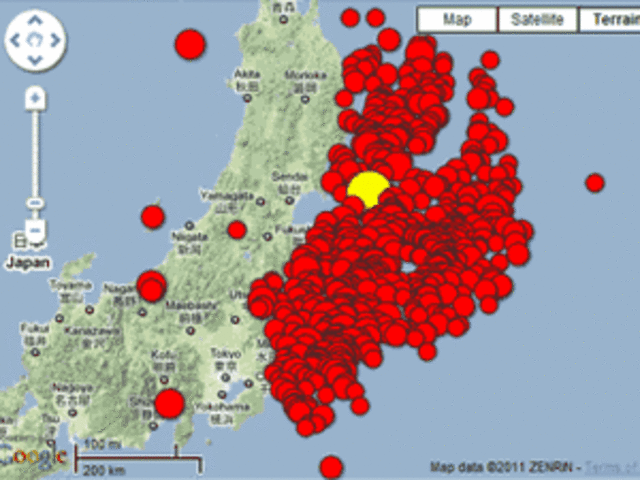 Earthquake and tsunami