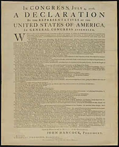 Declaration of Independence is adopted