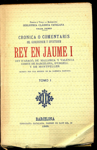 Llibre dels feits, de Jaume I