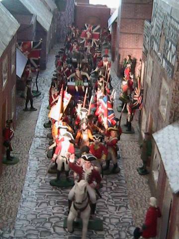 British troops occupy Boston