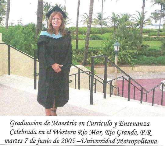 My master degree in Education