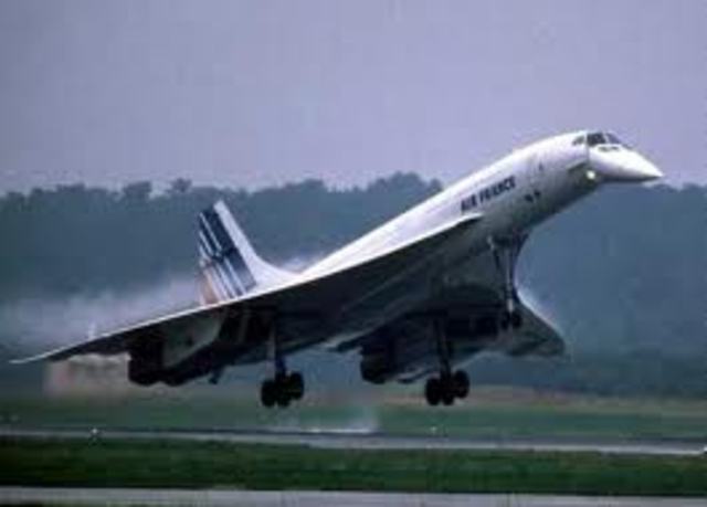 The Concorde is in