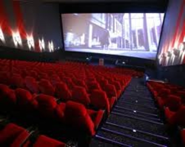 went to movies for my moms b-day