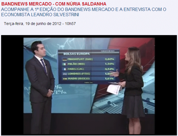 Prevendo a alta para 3 meses dia 19 de junho 2012