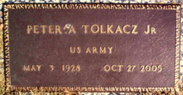 My Grandpa Tolkacz died.