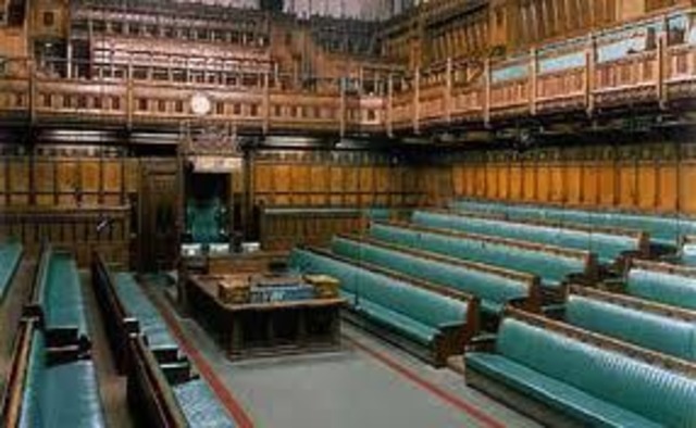Simultaneous interpretation of the debates in both languages begins in the House of Commons.