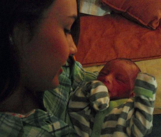 Llegada del bebe de la familia