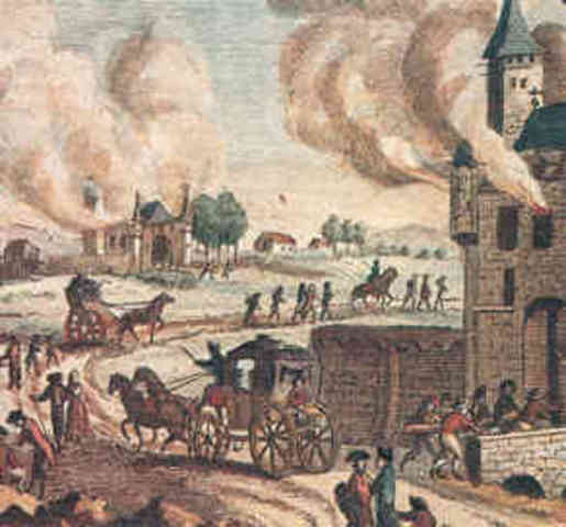 Rural violence of Great Fear breaks out