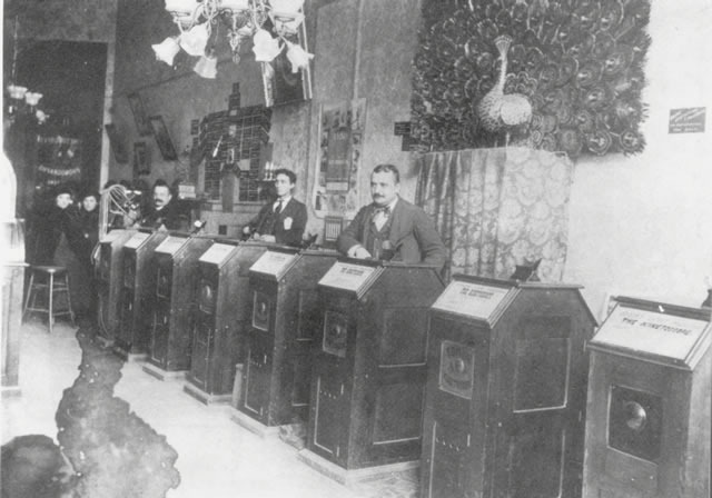 The first public Kinetoscope parlor was opened in New York City in 1894