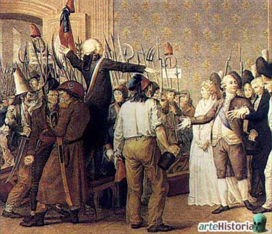 Asaltaron el palacio real de las Tullerías