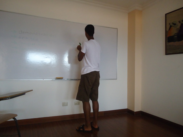 First Day of four hour long spanish Classes