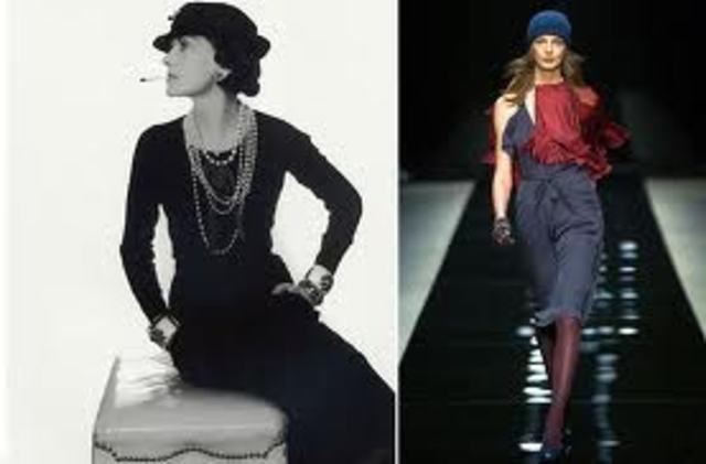 GABRIEL CHANEI Reconocida modista de alta costura para la década de los 30.Coco Chanel sombreros 'ropa de mujer áccesorosy y perfumes.