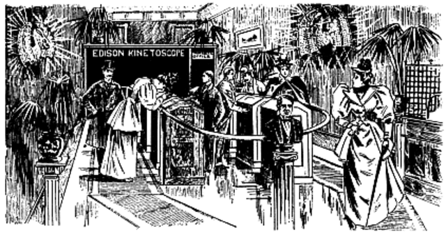 1st kinetoscope parlor opened in NY