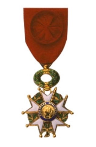Awarded the Legion d'honneur by Napolean lll of France.