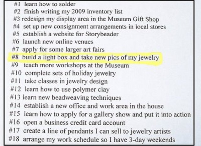 5 high schcool goals