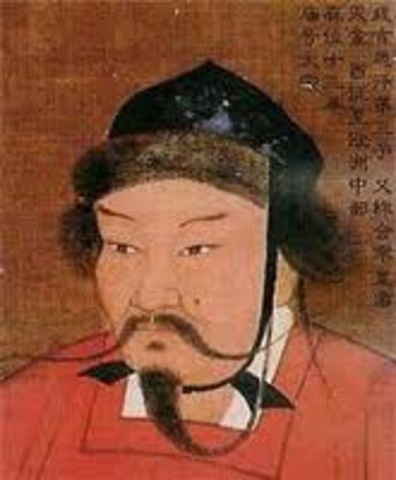 Ghengis Khan passed on his son