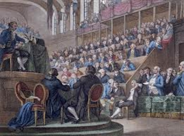 Commencement of the trial of Louis XVI