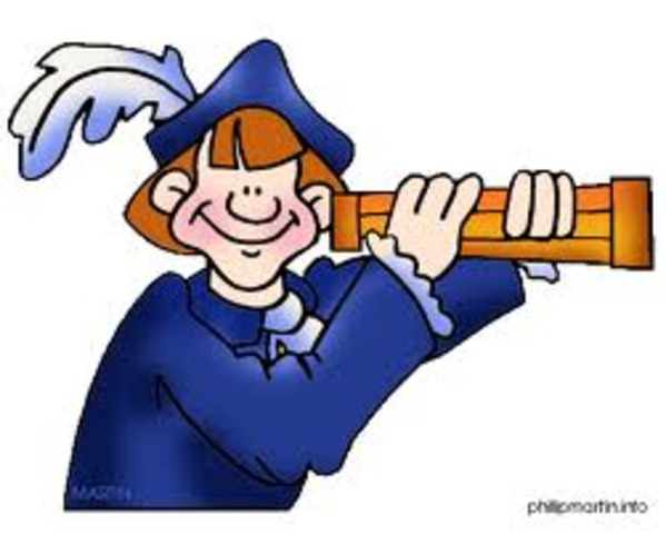 Columbus sailed the ocean blue