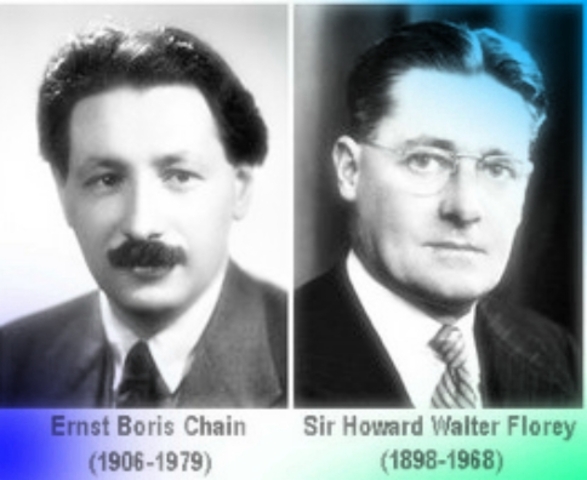 Howard Florey and Boris Chain