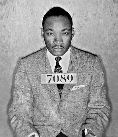 Martin Luther King Jr. is  Arrested.