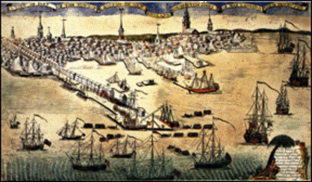 British troops arrive in Boston