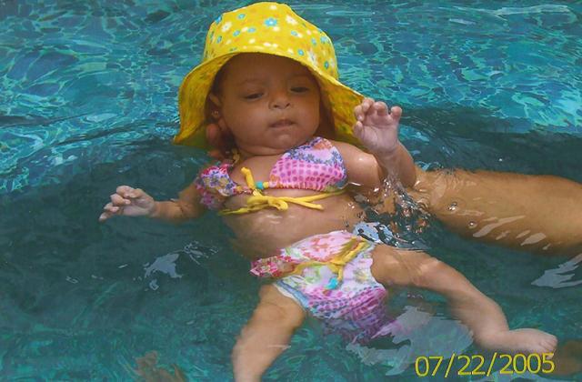 Samara a sus dos primeros meses