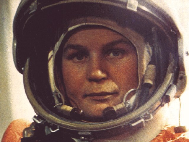 first female to enter space