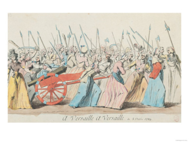 Women of Prais March to Versailles for Bread