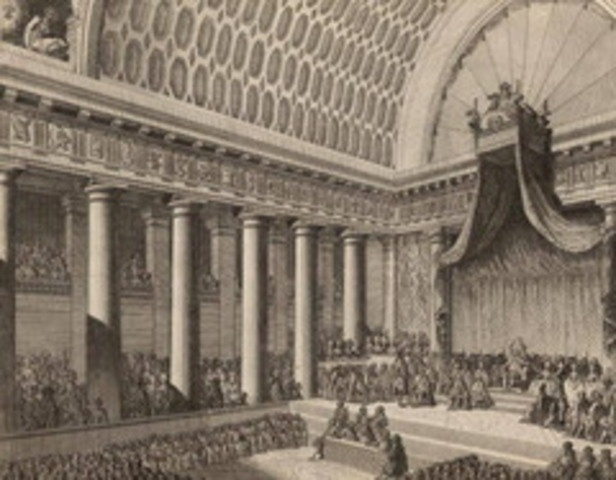 Nobility forced King Louis XVI to call the Estates General into session