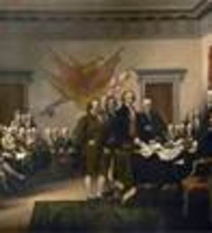The Decleration of Independence Signed