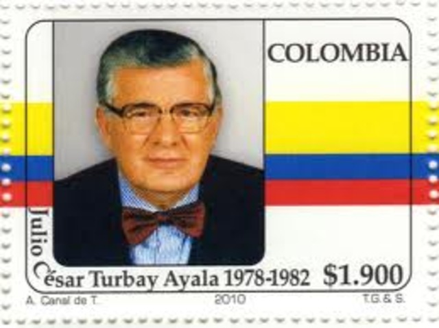 posesion de la presidencia de Julio César Turbay Ayala