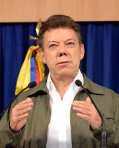 posecion de la precidencia de Juan Manuel Santos Calderón