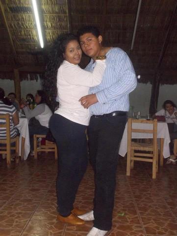 festejando con mi hermano