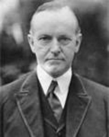 President Calvin Coolidge