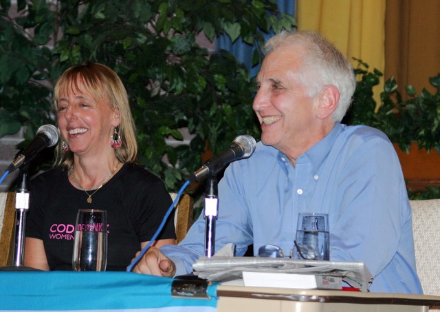 Hosts Medea Benjamin, Daniel Ellsberg and more