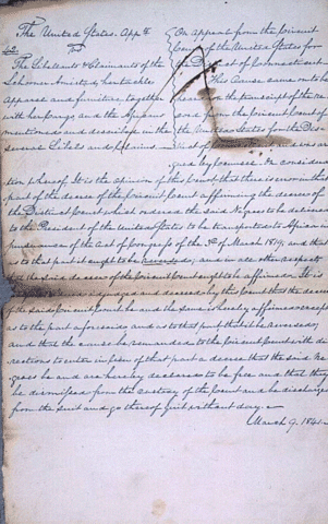 Amistad decision: Supreme Court frees African slave mutineers