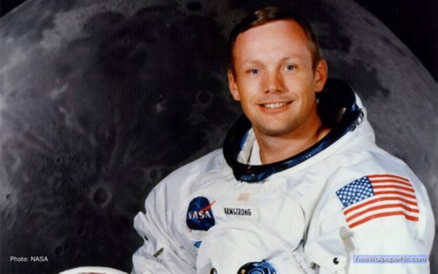 First man on the moon