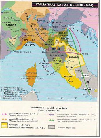 Tratado de Lodi firmó