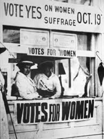 Women Recieve the Right to Vote