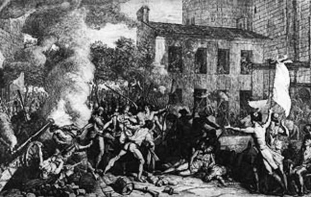 Law of Suspects passesBeginning of the Reign of Terror  in France